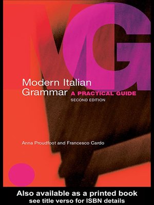 cover image of Modern Italian Grammar